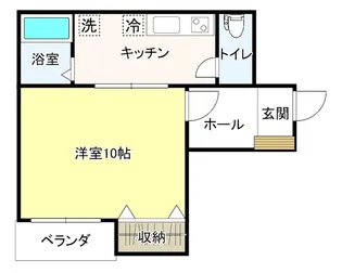 giovane~ジョーヴァネ~【1階】の間取り