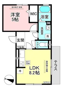 ポラリス【1階】の間取り