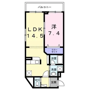 エフ・アクアレル【3階】の間取り