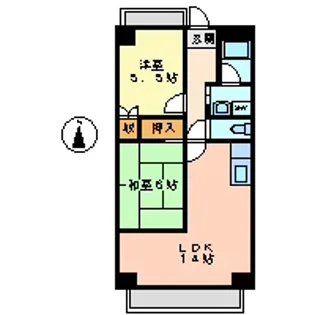 トーシンボヌール瑞穂【2階】の間取り