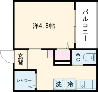 アイウシ梅島【3階】の間取り