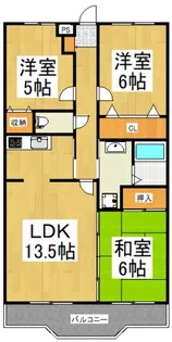 ハイツ蔵【1階】の間取り