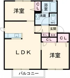 ジュピターK【2階】の間取り