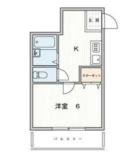 パルム新森【2階】の間取り