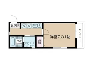 NSGATE亀有【2階】の間取り