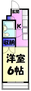 フィルコート園生B【1階】の間取り