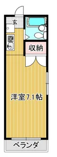 メゾンサンシャイン【3階】の間取り