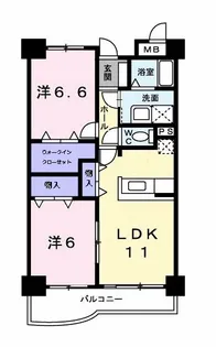 エスポワール21【3階】の間取り