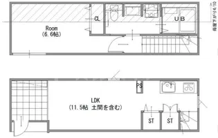 MOK-TERRACE KASAI Bの間取り