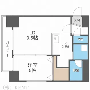 S-RESIDENCE円山表参道【5階】の間取り