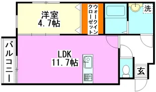MAI MIO【2階】の間取り