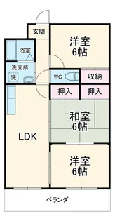 リアライズ伏屋I・II【1階】の間取り