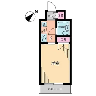 ポルタオーレア【6階】の間取り