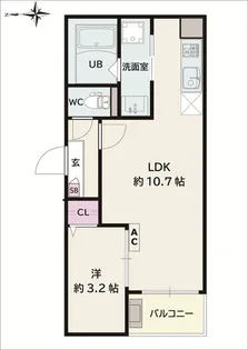 Jack atsutakoshinIV【1階】の間取り