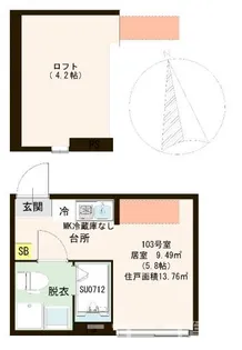 ハーモニーテラス東金町VI【1階】の間取り