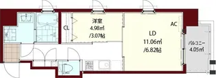 アガスティーア薬院【10階】の間取り