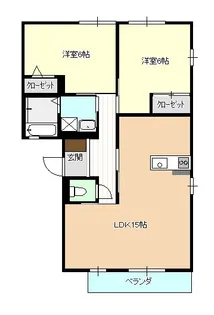 グレイスShima C棟【2階】の間取り