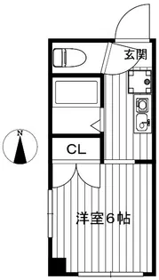 ベアヴァーレ自由が丘【2階】の間取り