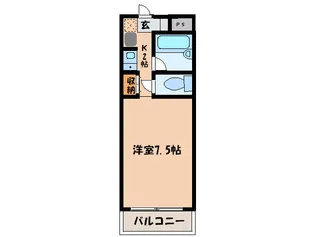 ミルオンデュ-ル 竹生【4階】の間取り