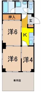 ニュー富士見マンション【1階】の間取り