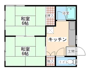 千刈ハイツ【2階】の間取り