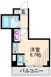 ソリスト綱島【5階】の間取り