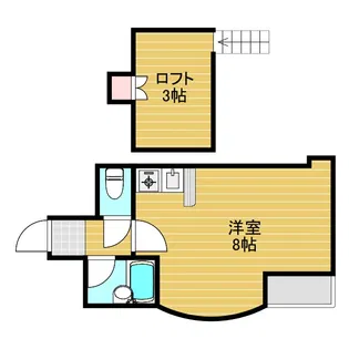東三国ユーリプラザ【6階】の間取り