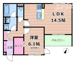AF sweet【2階】の間取り