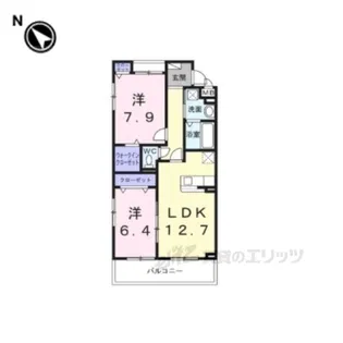 サンリットハーモニー【2階】の間取り