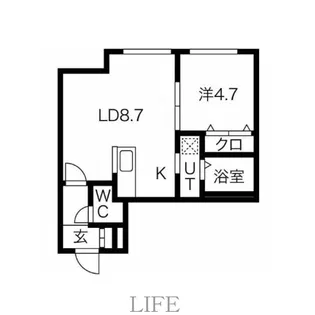 Pino kitamaruyama【4階】の間取り
