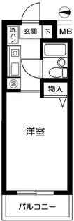 マリオン草加【2階】の間取り
