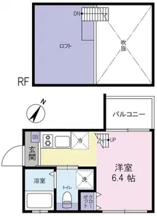 グリーンテラス上祖師谷【2階】の間取り