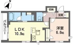 金善ビルヂング【1階】の間取り
