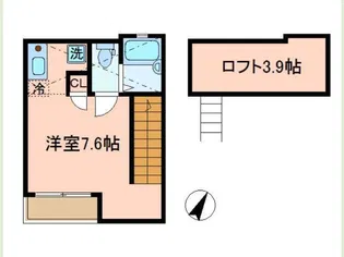 バーミープレイス大塚【2階】の間取り