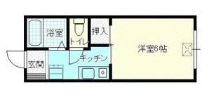 ディアコート幸【1階】の間取り
