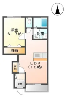 シルフィード【1階】の間取り