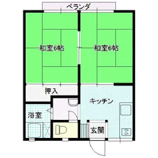サンプラザ都南【1階】の間取り