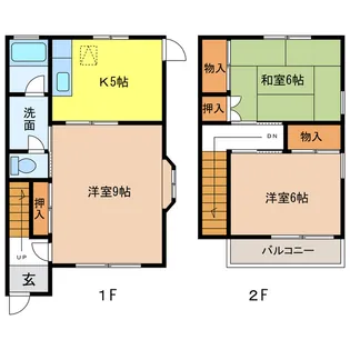 岐阜県瑞穂市穂積【一戸建】の間取り