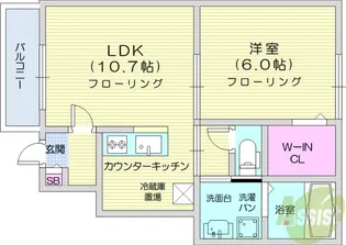 WISH南光台【1階】の間取り