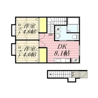 クラシア諏訪野【2階】の間取り