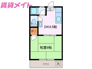 青葉ハイツ【2階】の間取り