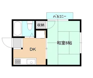 コーポ野田【1階】の間取り