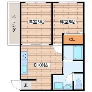 カーム【4階】の間取り