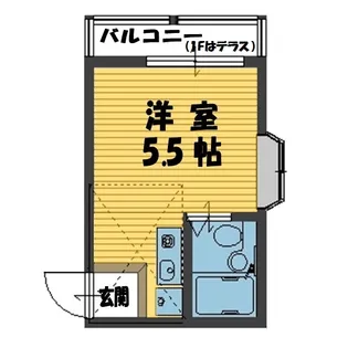 ドルフ浦和I【2階】の間取り