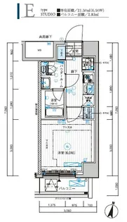 メインステージ横濱東口【9階】の間取り