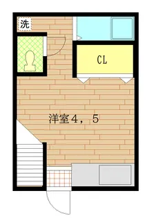 東京都江東区森下2【アパート】の間取り
