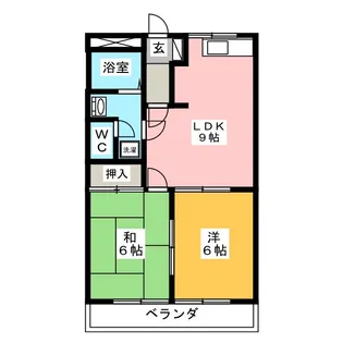 セーラズA【2階】の間取り