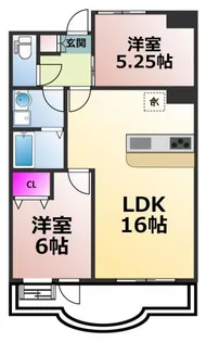 スマイルコート本厚木【3階】の間取り