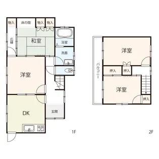 広島県福山市幕山台6【一戸建】の間取り