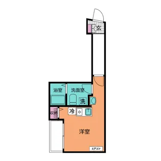 DEN鷹取2【3階】の間取り